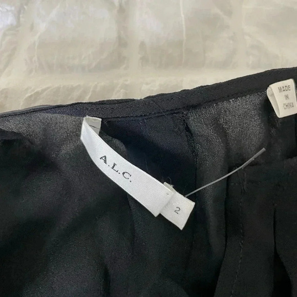 A.L.C black silk blouse - Picture 2 of 5